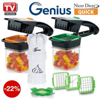 Nicer Dicer Quick - hand-held chopping, slicing, dicing